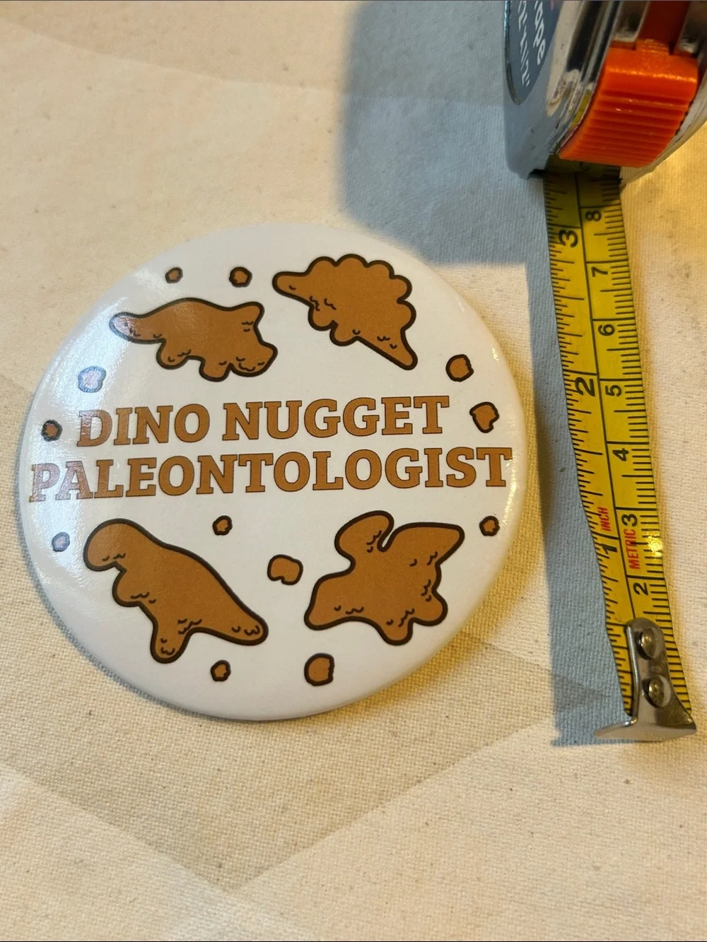 3 Button pins Tacos Nuggets